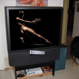 Sony KP-41S4 CRT TV.