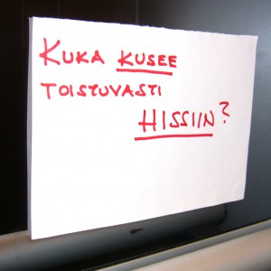 Kuka kusee?