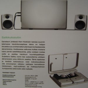 Habitare 2007 - Genelec "salkkupommi"