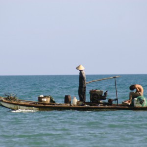 Fishing boat from Sanya