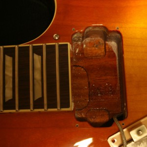 Tokai LS neck pickup cavity